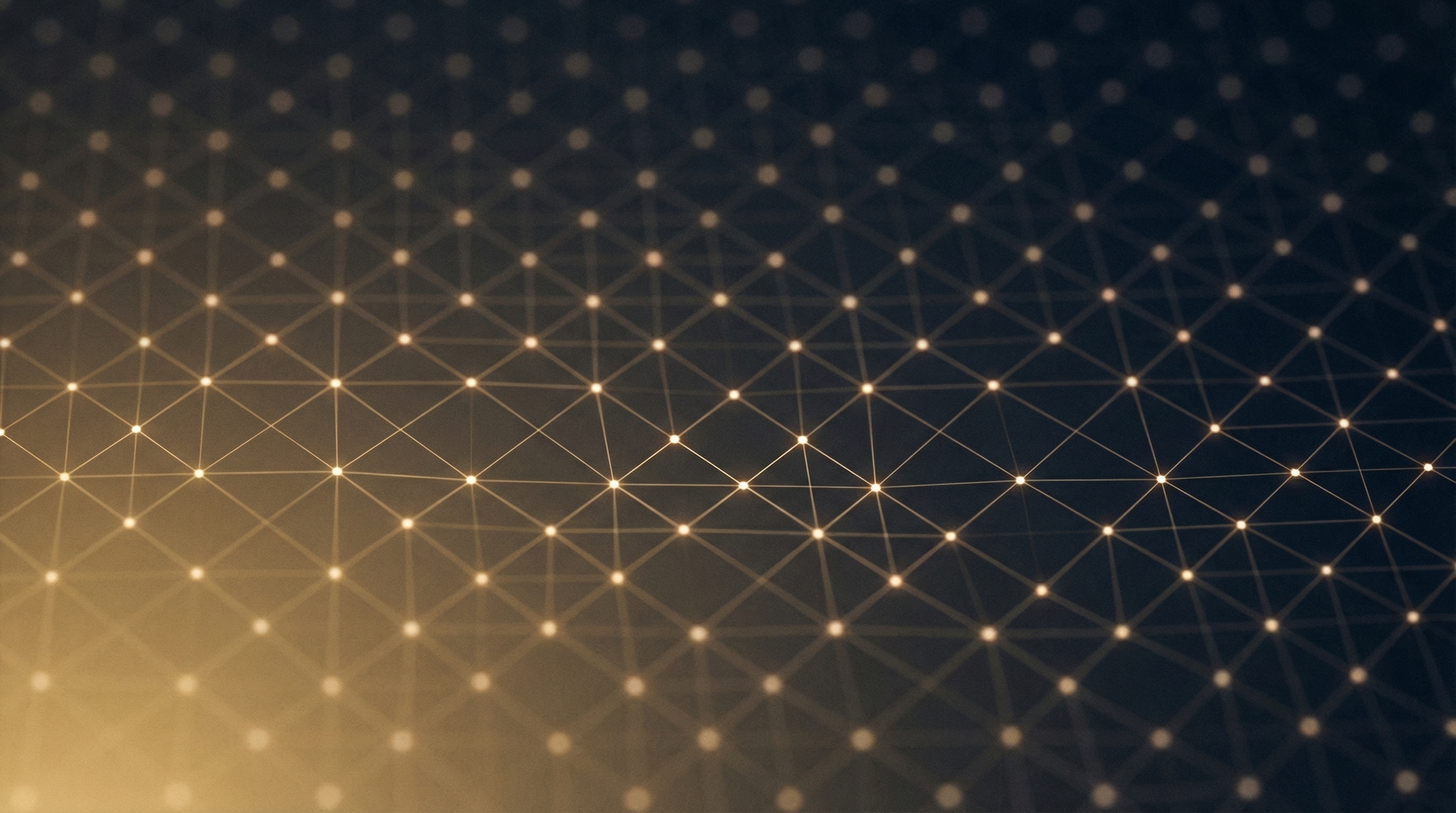 Abstract grid of connected nodes representing memory and workflow